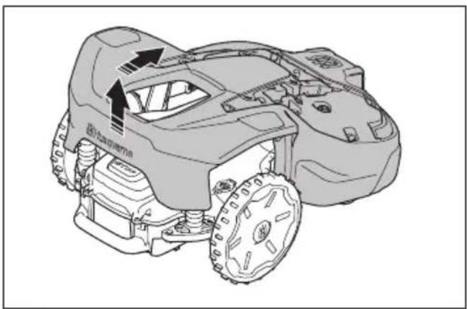 HUSQVARNA Automower 430X NERA - Pour nettoyer la carrosserie, le châssis et le disque de coupe - 2