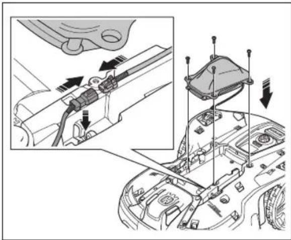 HUSQVARNA Automower EPOS Plugin Kit - EPOS-lisäosan asentaminen - 3