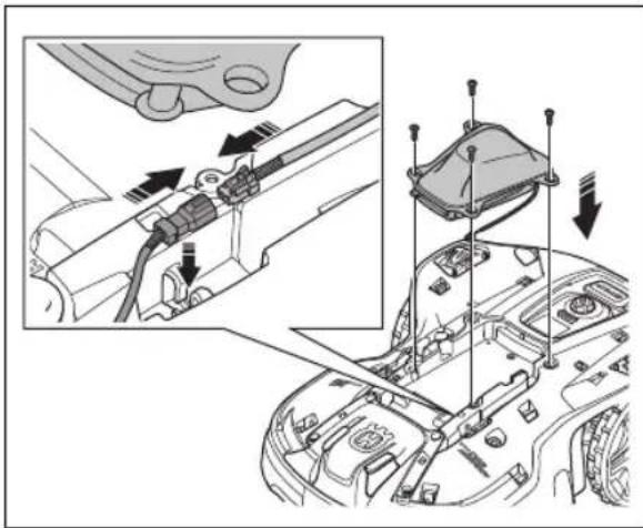 HUSQVARNA Automower EPOS Plugin Kit - Instalación del accesorio EPOS - 3