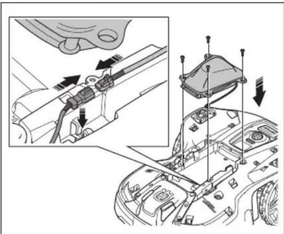 HUSQVARNA Automower EPOS Plugin Kit - De EPOS-plug-in installeren - 3