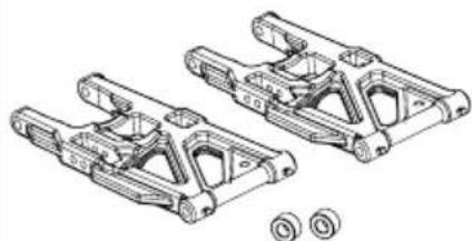 Carson Virus 4.1 4S Brushless - ERSATZTEILE·SPARE PARTS - 2