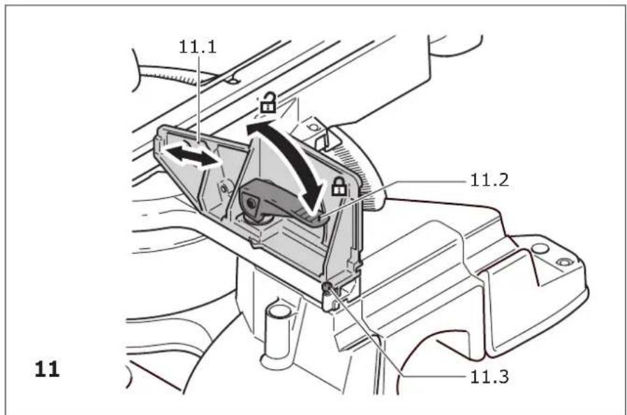 FESTOOL KAPEX KS 120 REB - Sikre maskinen (transportstilling) - 4