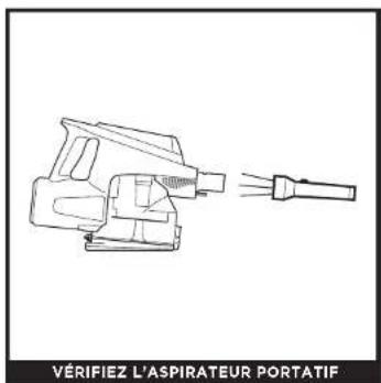 SHARK Rocket HV301 - VÉRIFICATION DE LA PRÉSENCE D'OBSTRUCTIONS - 1