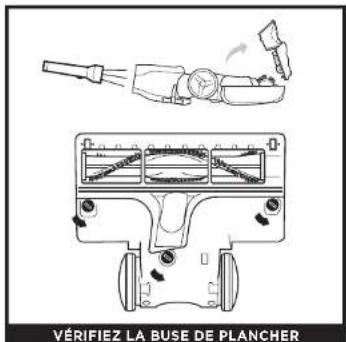 SHARK Rocket HV301 - VÉRIFICATION DE LA PRÉSENCE D'OBSTRUCTIONS - 3
