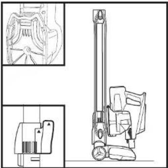 SHARK Rocket HV301 - GANCHO INTEGRADO MONTAJE DE PARED - 1