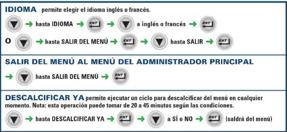 Hobart LXER5 - Tarjeta de programación, modo de Administrador - 3