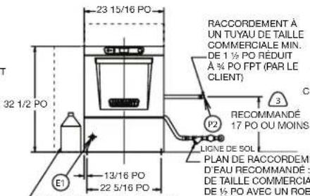 Hobart LXER1 - NOTES DE PLOMBERIE : - 2