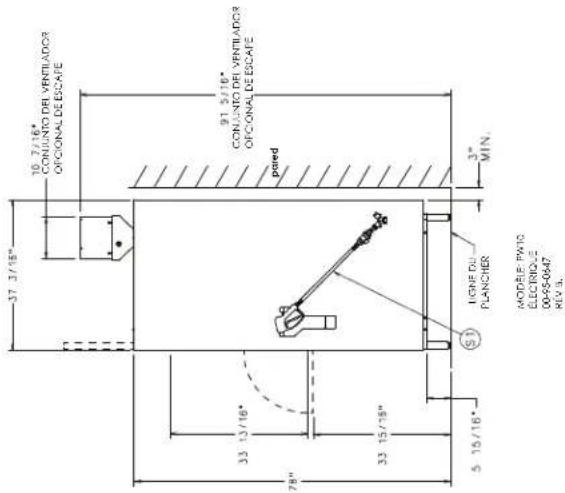 Hobart PW101 - el paso neto de la máquina: 324.0 - 2