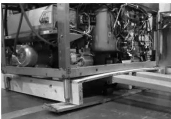 Hobart PW101 - Retirer la machine de la palette - 2