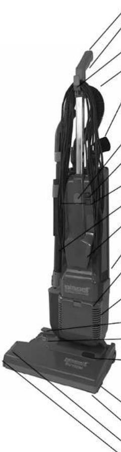BISSELL BGU1500T - IMPORTANT Protecteur thermo/ampèremétric pour le moteur aspirant. - 1