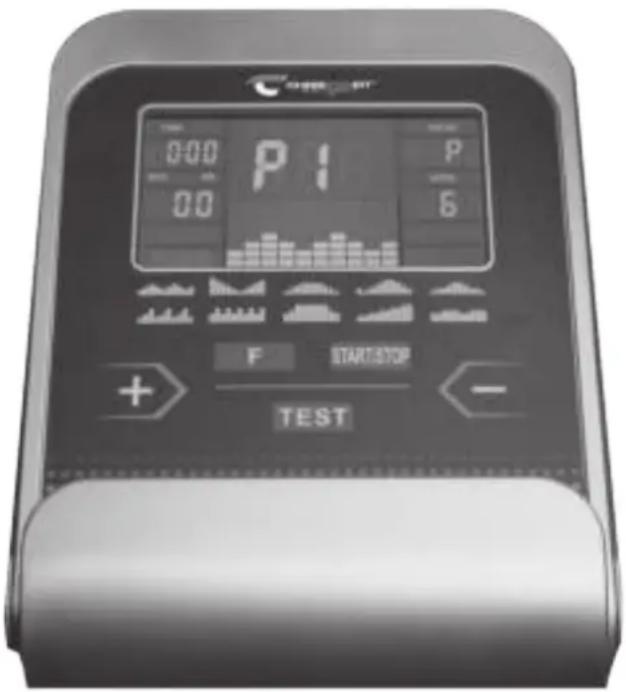 0:00 P I P 00 6 F START-STOP + - TEST