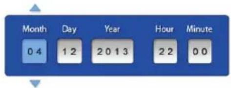Luvion Prestige Touch 3 - Date & Time - 1