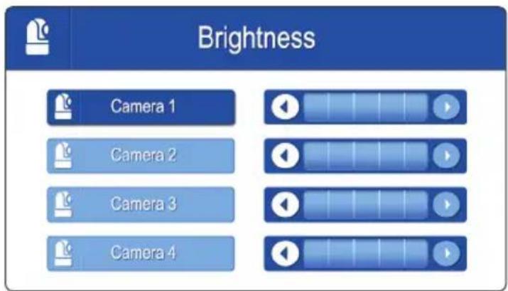 Luvion Prestige Touch 3 - MENU >CAMERA > BRIGHTNESS - 1