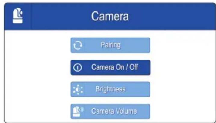 Luvion Prestige Touch 3 - MENU >CAMERA - 1