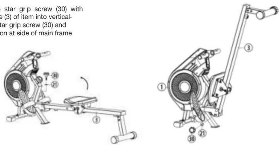 Christopeit RW 500 - Step 6: How to fold up. - 1