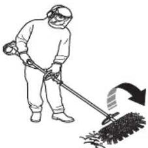 HUSQVARNA BR600 - За използване на приставката - 2