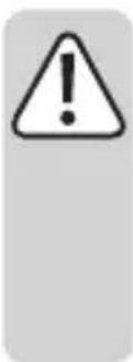 Warning symbol with exclamation mark inside a triangle