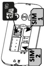 DORO 1380 - Insérer la carte SIM (obligatoire) - 2