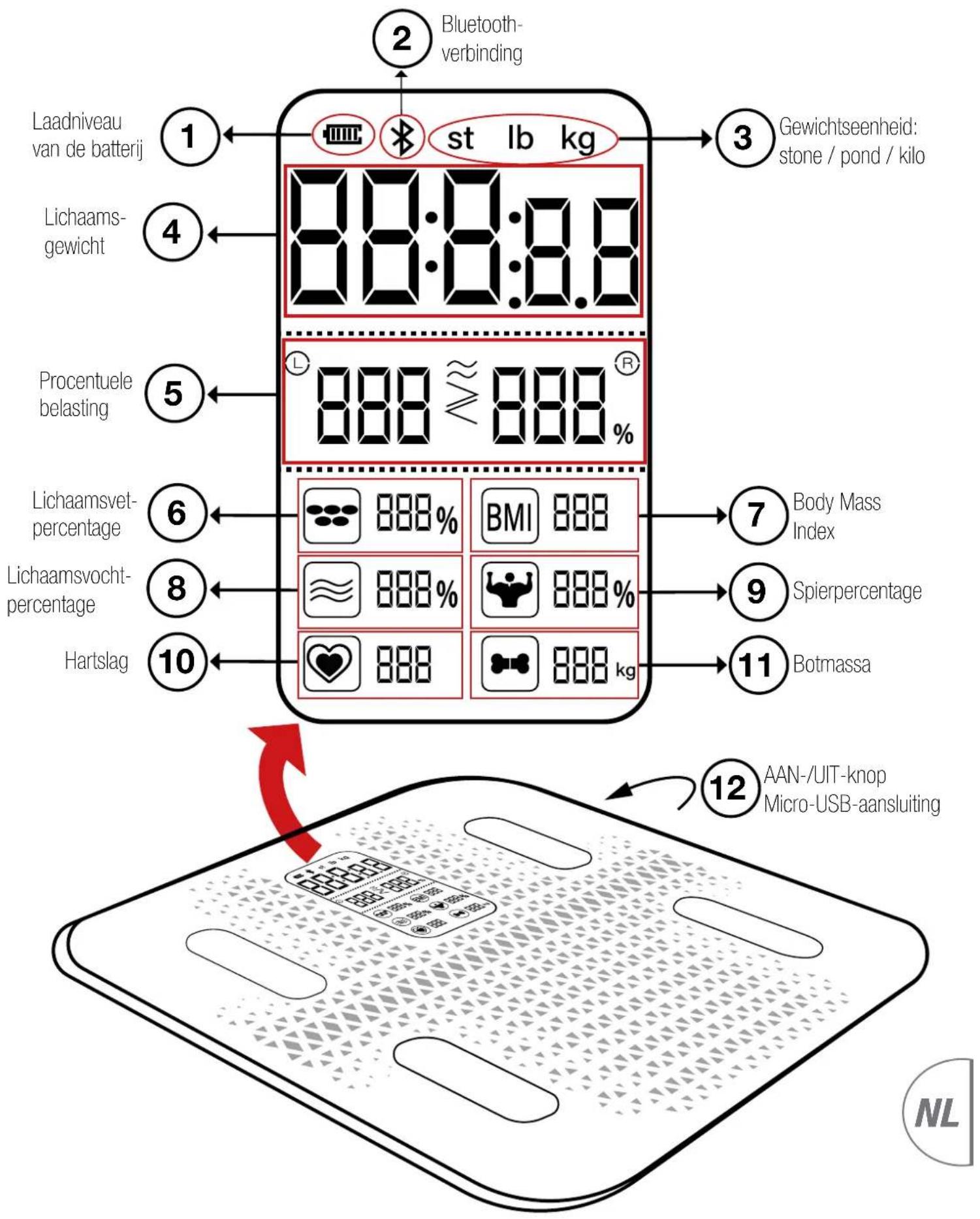 Sportstech BBS300 - Opmerkingen over de verkregen meetresultaten - 1