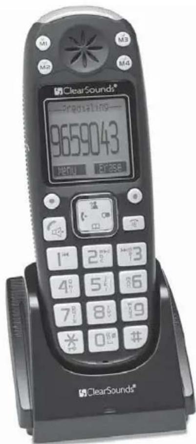 ClearSounds® —Predisling— 9659043 MENU EXASE 1" 2" 3" 4° 5° 6" 7" 8" 9" * 0"*# ClearSounds®