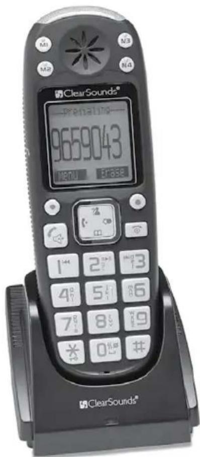 ClearSounds® 9659043 METHU ERASE 1 2 3 4 5 6 7 8 9 0 #