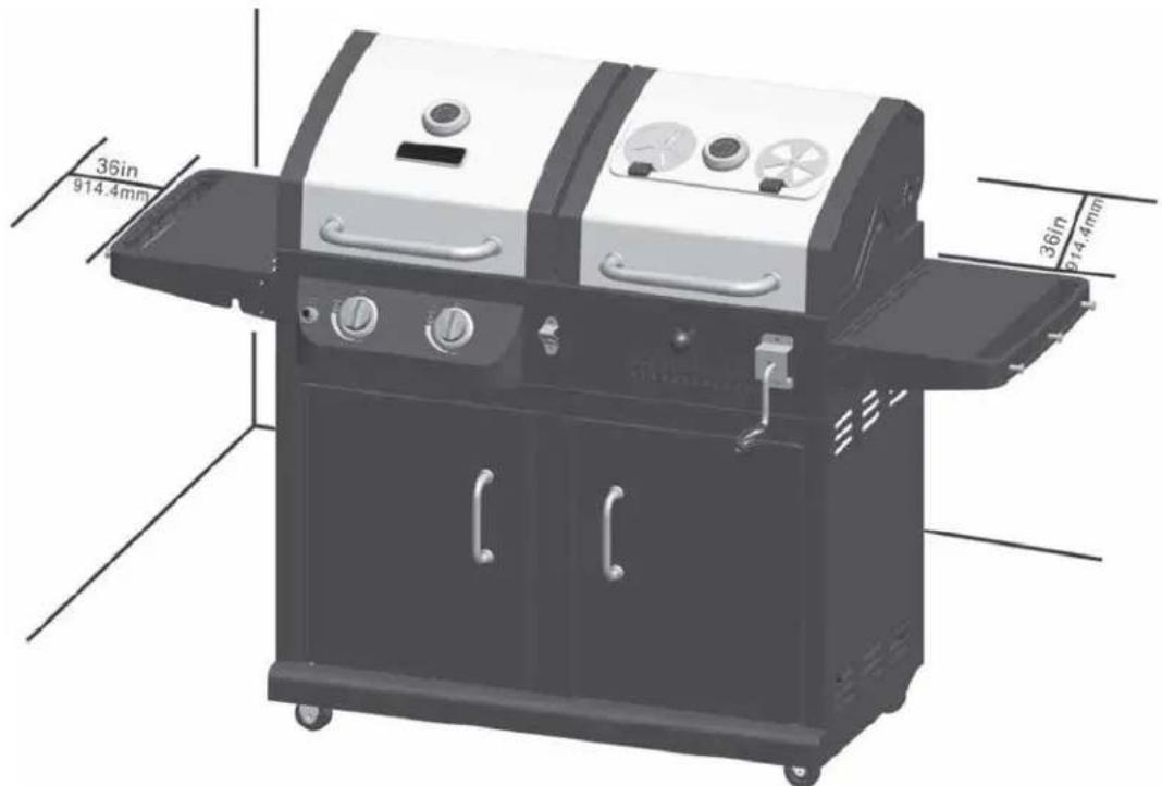 Dyna-Glo DGP730SNBD - WARNING - 1