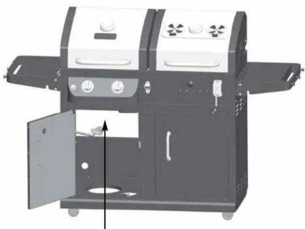 Dyna-Glo DGP730SNBD - Reinstalación del quemador de gas - 1