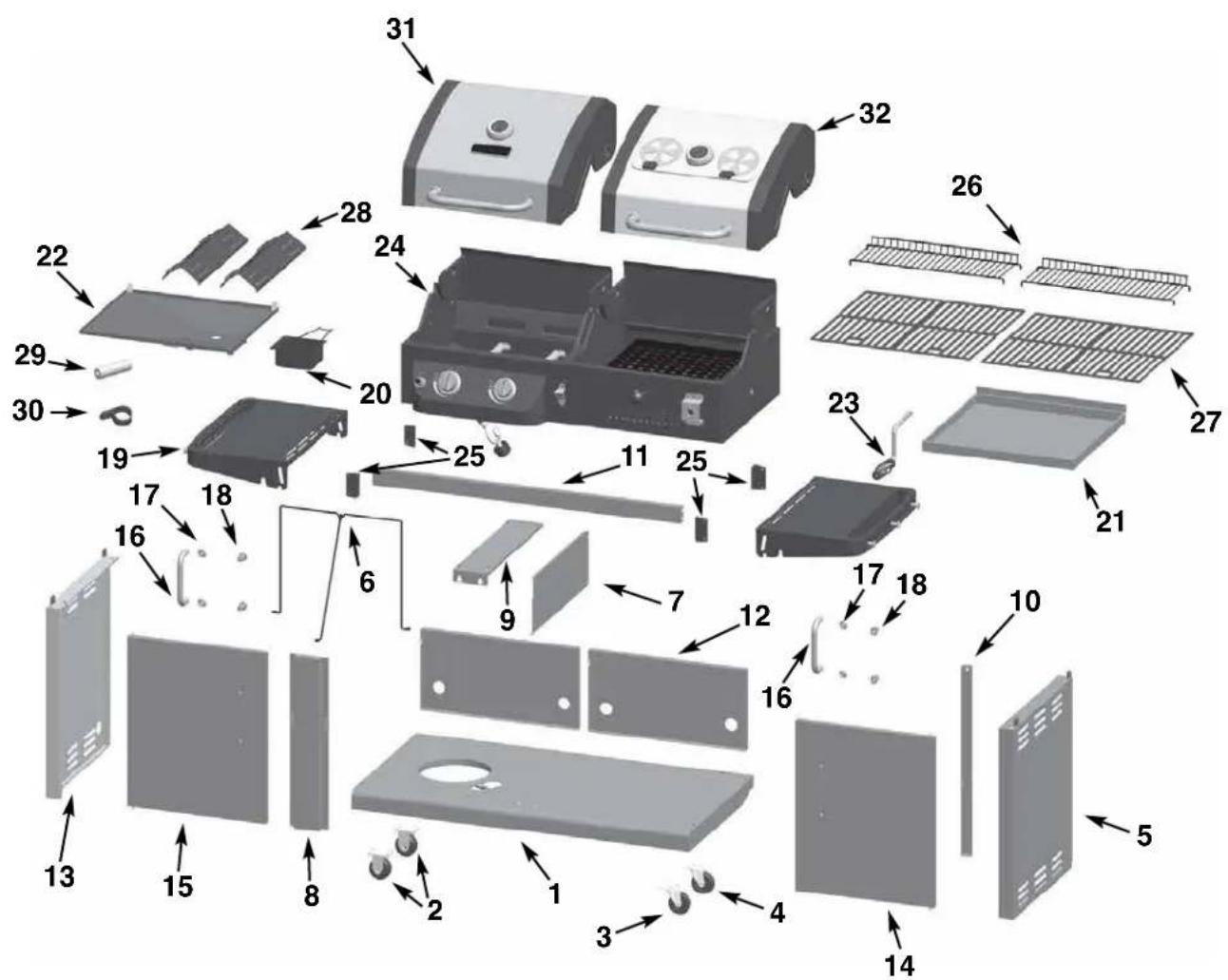 Dyna-Glo DGP730SNBD - CONTENIDO DEL PAQUETE - 1