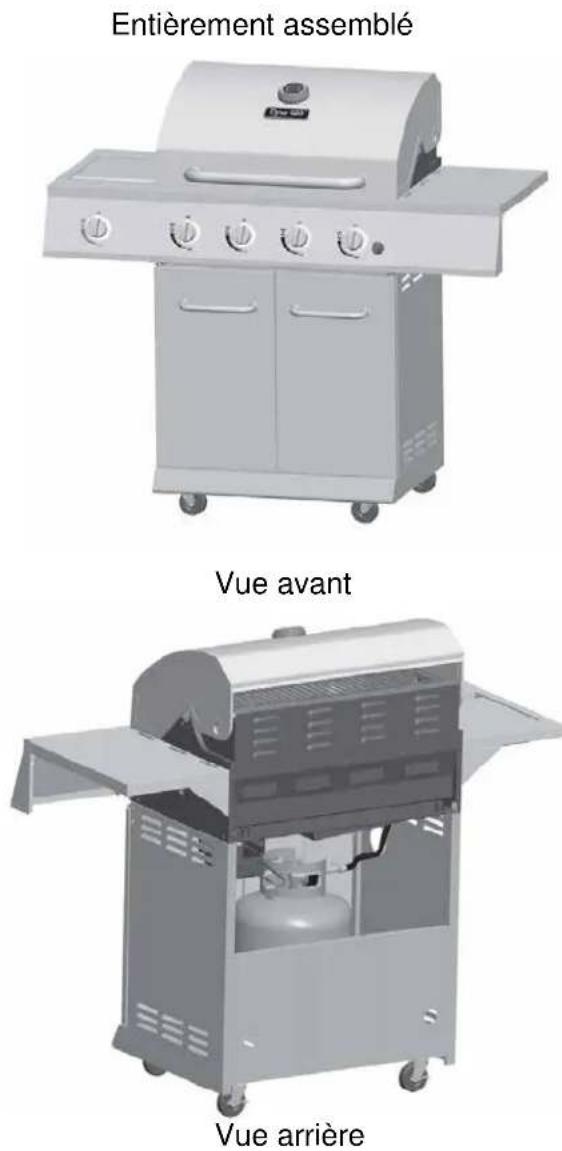 Dyna-Glo DGE486SSPD - Quincaillerie utilisée - 12