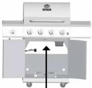 Dyna-Glo DGE486SSPD - Re-installing the Burner - 1