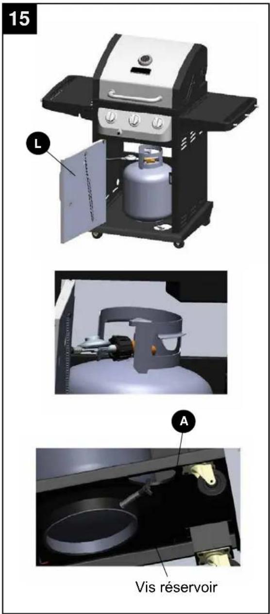 Dyna-Glo DGB390SNPD - Quincaillerie utilisée - 8