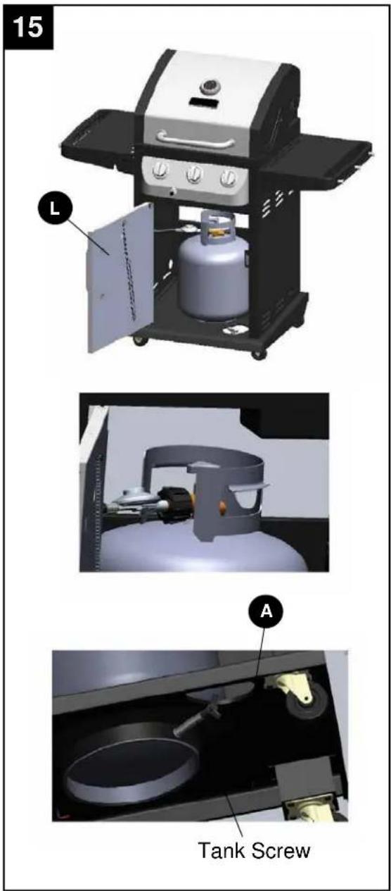 15 L A Tank Screw