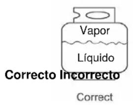 Vapor Líquido Correcto Incorrecto Correct