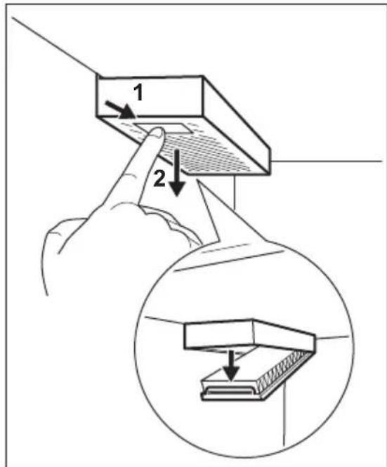 AEG TSC7G181DS - Remplacement du filtre à air - 1