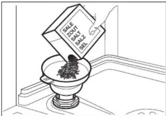 AEG FFB33607ZM - How to fill the salt container - 1