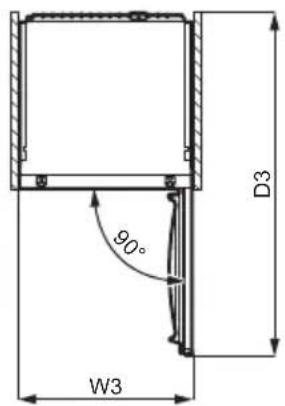 AEG NSC5S181ES - Abmessungen - 3