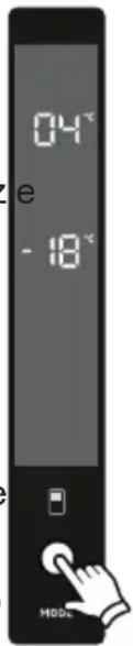 AEG RCB732E7MB - Ustawienia temperatury chłodziarki - 1