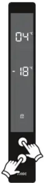 AEG RCB732E7MB - Wyłączenie zabezpieczenia przed dziećmi - 1