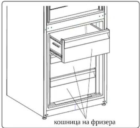 AEG RCB732E7MB - Отстраняване на фризерната вана; - 3