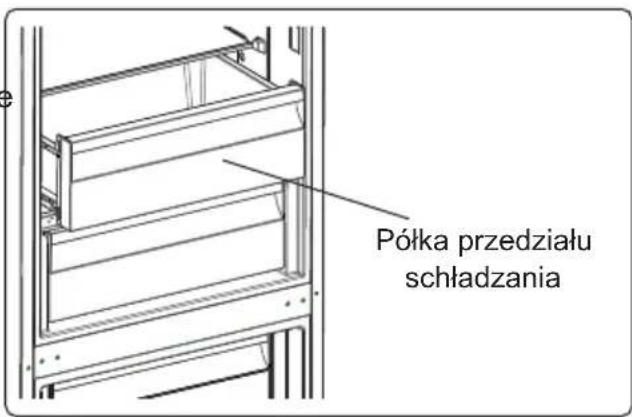 AEG RCB732E7MB - Wyjmowanie półki przedziału schładzania - 1
