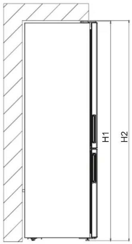 AEG RCB732E7MB - Wymiary - 1