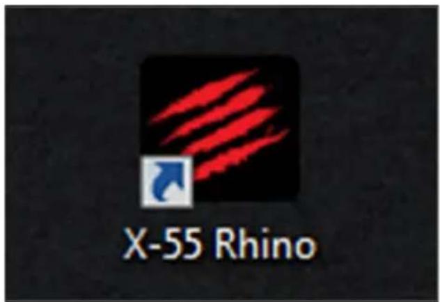 SAITEK Pro Flight X55 Rhino H.O.T.A.S. - É possível executar o Software H.U.D. de duas formas. - 1
