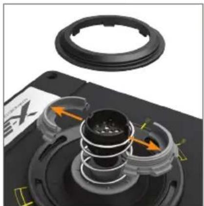 SAITEK Pro Flight X55 Rhino H.O.T.A.S. - Sostituzione o rimozione di una molla - 3
