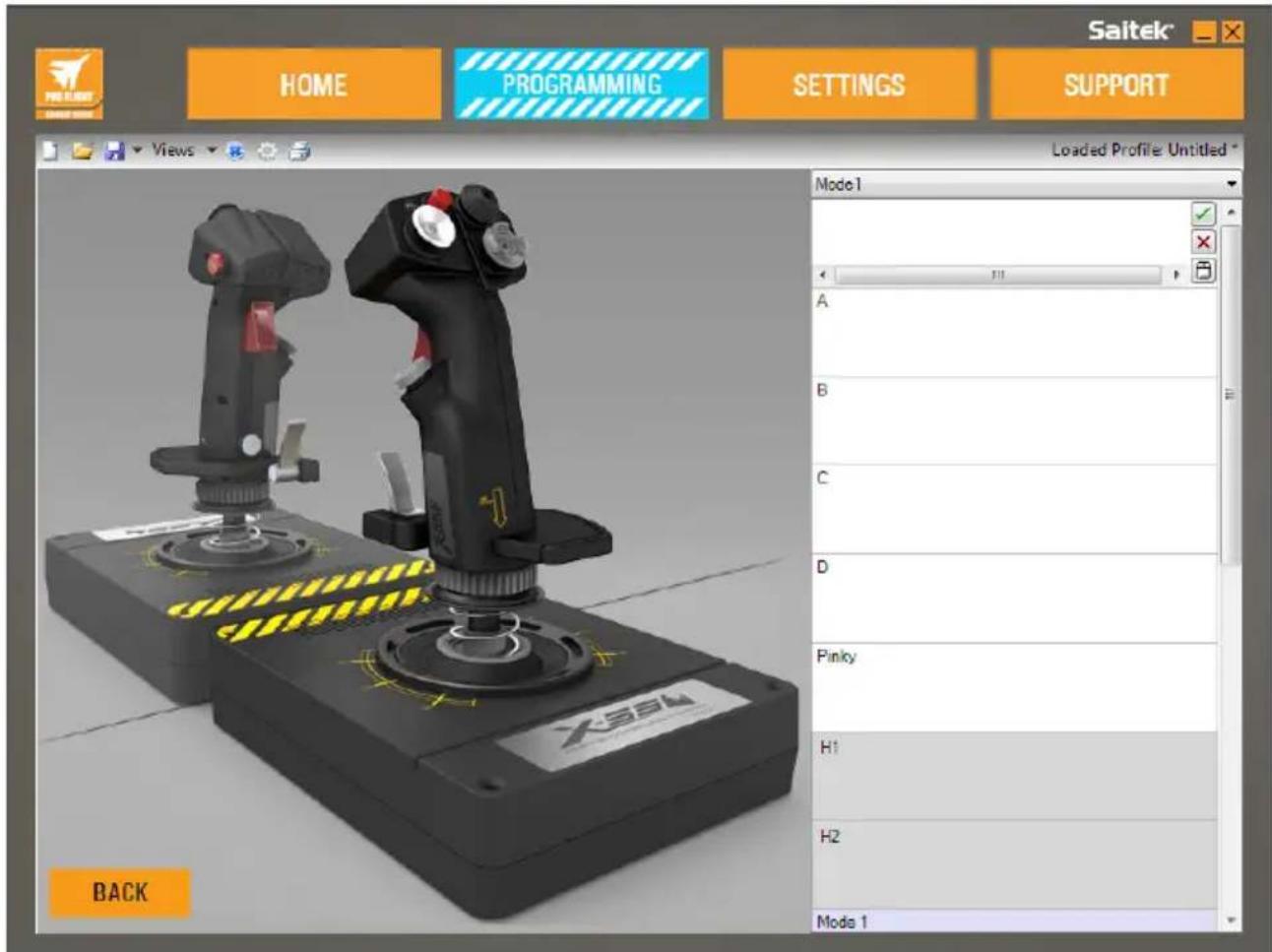 SAITEK Pro Flight X55 Rhino H.O.T.A.S. - SEPARADOR PROGRAMAÇÃO - 1