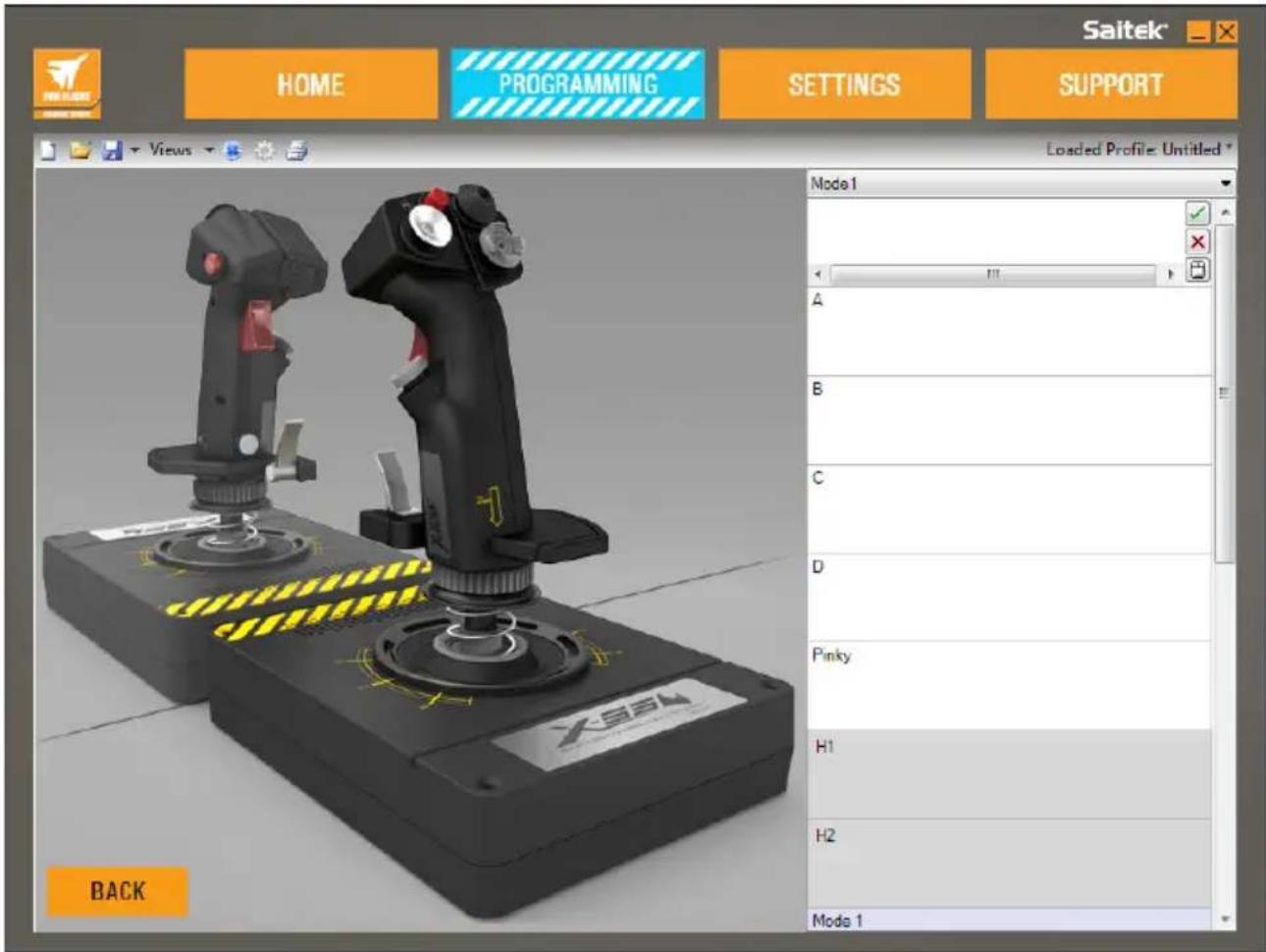 SAITEK Pro Flight X55 Rhino H.O.T.A.S. - DIE REGISTERKARTE PROGRAMMIERUNG - 1