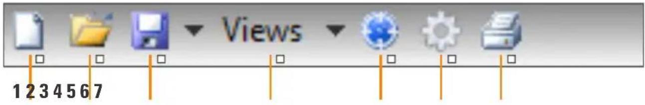 SAITEK Pro Flight X55 Rhino H.O.T.A.S. - Icons in the Profile Editor - 1