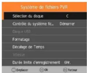 CONTINENTAL EDISON CELED32HD23B7 - Système de fichiers PVR - 1