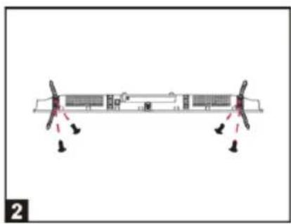 CONTINENTAL EDISON CELED43UHD23B2 - • Disassembly of the stand - 2