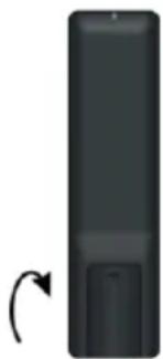 CONTINENTAL EDISON CELED43UHD23B2 - Insertion des piles - 1