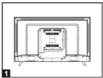 CONTINENTAL EDISON CELED43UHD23B2 - • Disassembly of the stand - 1